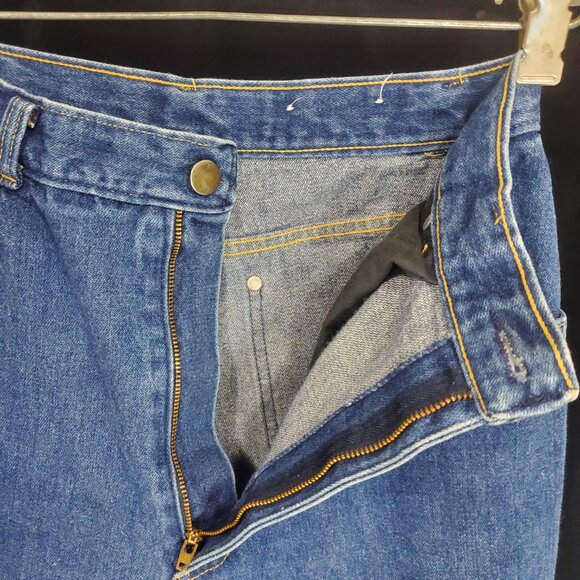 Vtg Charlies Angel Cheryl Tiegs Hi-Waist Mom Jeans sz 12 Tapered Leg Fit 27.5/29 - Picture 10 of 13